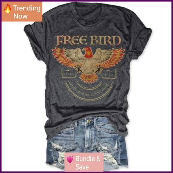 Vintage Rock Band T-Shirt Women's Cotton Blend Short Sleeve Concert Top - Picture 2 of 2